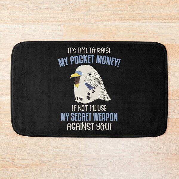 Item preview, Budgie Pocket Money Budgies Budgerigar Parakeet Secret Weapon designed and sold by TheAplus.