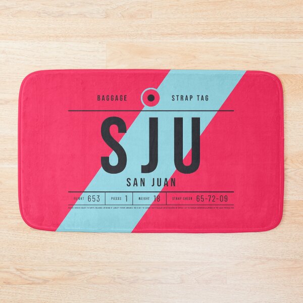 Item preview, Luggage Tag E - SJU San Juan Puerto Rico designed and sold by VoodooCircus.