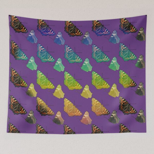Item preview, PRIDE butterfly * little fox rainbow colors heart-shaped photo art designed and sold by kikidu21.