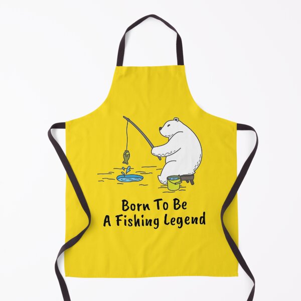 Item preview, Born To Be A Fishing Legend - Cute Polar Bear designed and sold by ildafdhome.