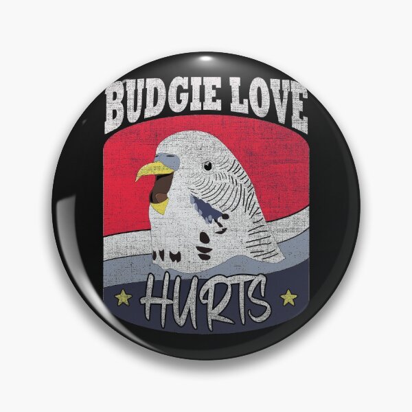 Item preview, Budgie Love Hurts Bite Biting Budgies Budgerigar Parakeet Pet Bird designed and sold by TheAplus.