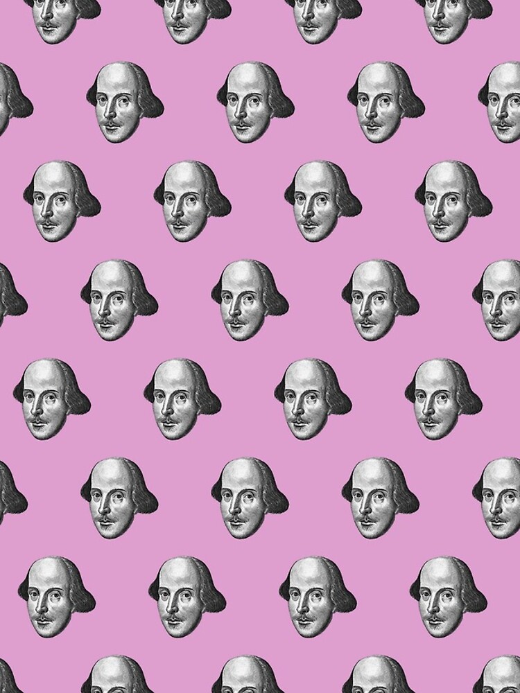Shakespeare Etching Pattern (Pink) by daltonrowe