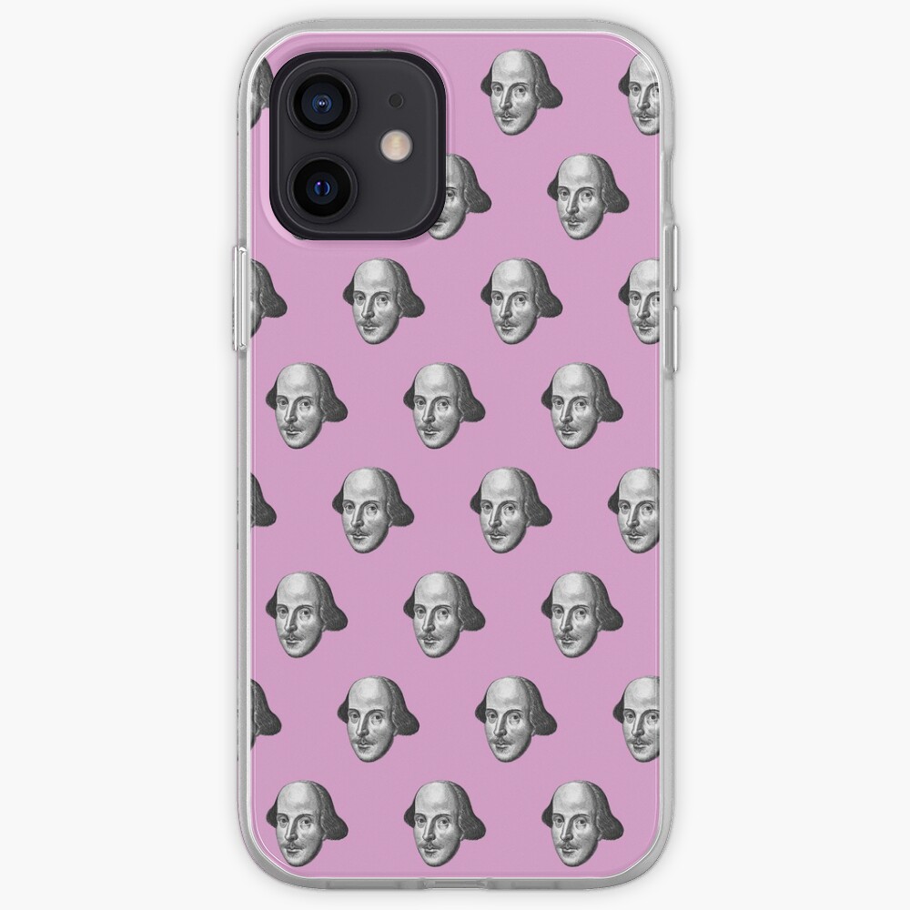 Shakespeare Etching Pattern (Pink) iPhone Case & Cover