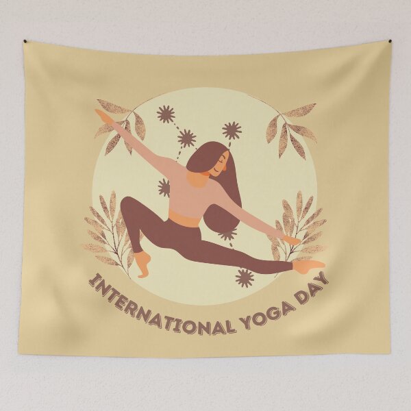 Item preview, International day of yoga designed and sold by Imakeyouhappy.