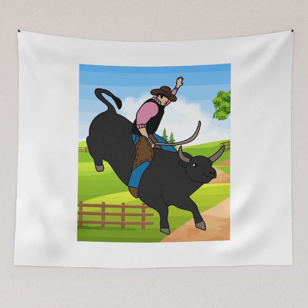 Item preview, Rodeo Riding On A Bull designed and sold by flofin.