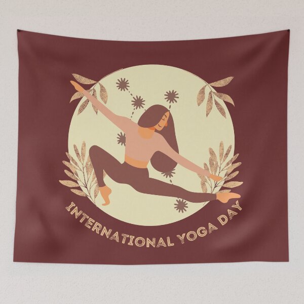 Item preview, International yoga day designed and sold by Imakeyouhappy.