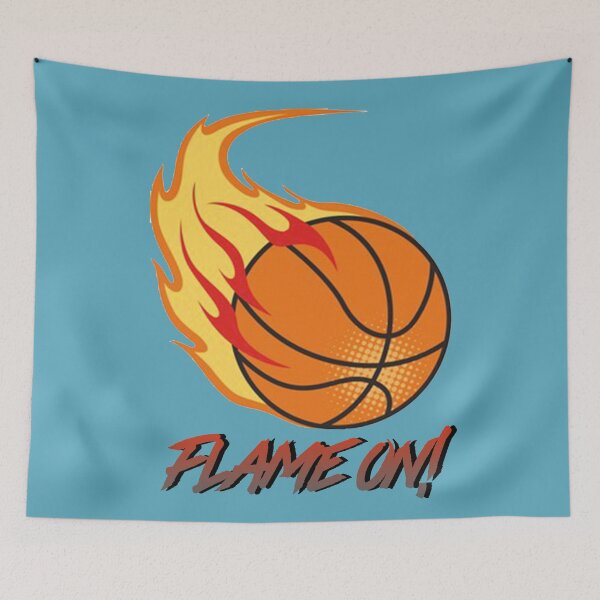 Item preview, Flame on! Basketball!  designed and sold by NexusArts.