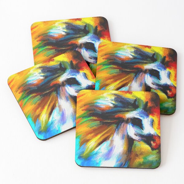Item preview, Abstract Horse , Horse running, horse in motion, colorful horse , galloping horse, designed and sold by Nostrathomas66.