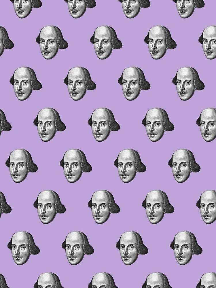 Shakespeare Etching Pattern (Purple) by daltonrowe