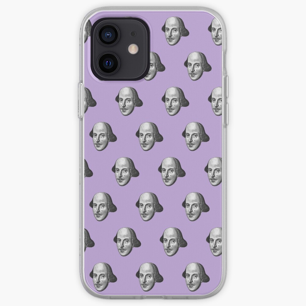 Shakespeare Etching Pattern (Purple) iPhone Case & Cover