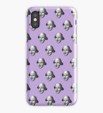 Shakespeare Etching Pattern (Purple) iPhone Case
