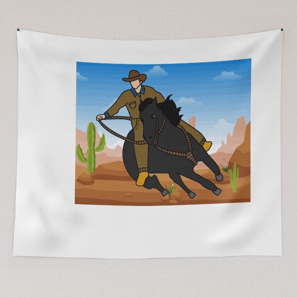 Item preview, Rodeo Riding On A Horse designed and sold by flofin.