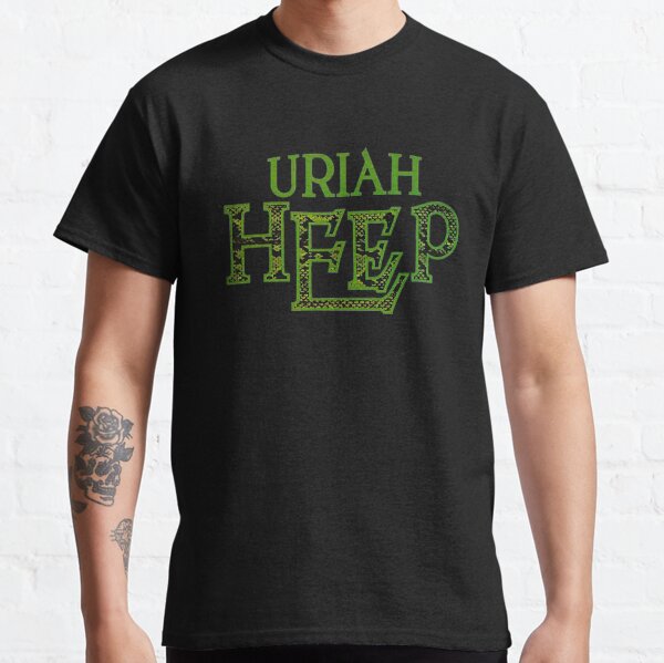 blackwhitereddesign heavy metal uriah heep band logo Classic T-Shirt