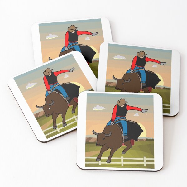 Item preview, Rodeo Riding On A Bull designed and sold by flofin.