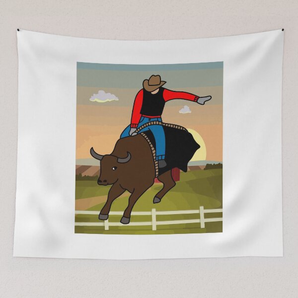 Item preview, Rodeo Riding On A Bull designed and sold by flofin.