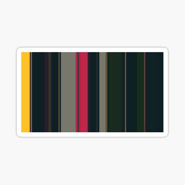 Multi Color Vertical Stripes 15 Sticker