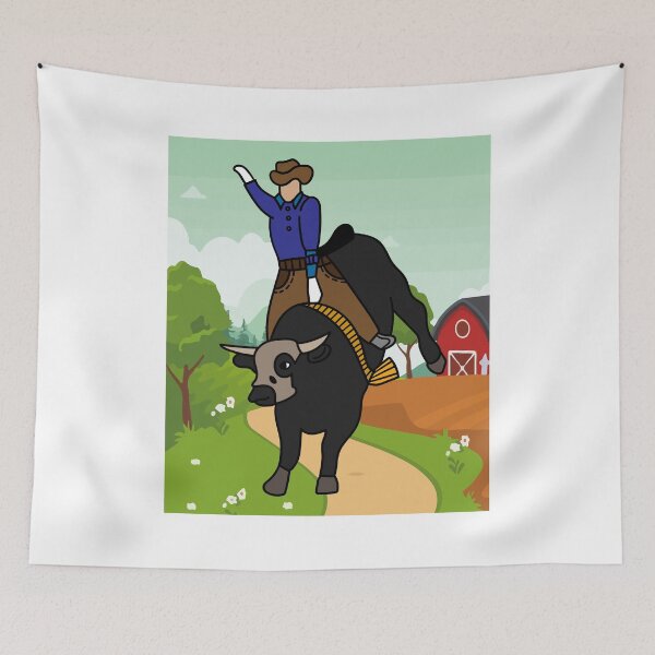 Item preview, Rodeo Riding On A Bull designed and sold by flofin.