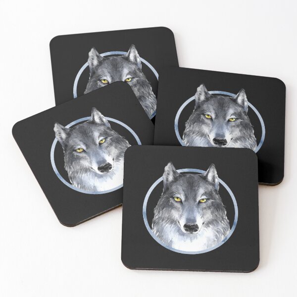 Item preview, Watercolor wolf designed and sold by ArtsyKingdoms.