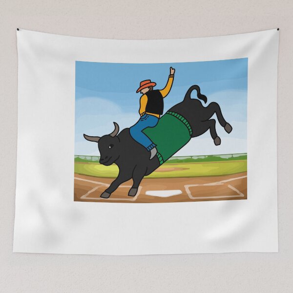 Item preview, Rodeo Riding On A Bull designed and sold by flofin.