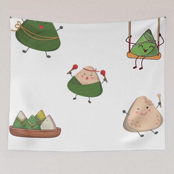 Item preview, zongzi  sticker pack designed and sold by bahicharafe.