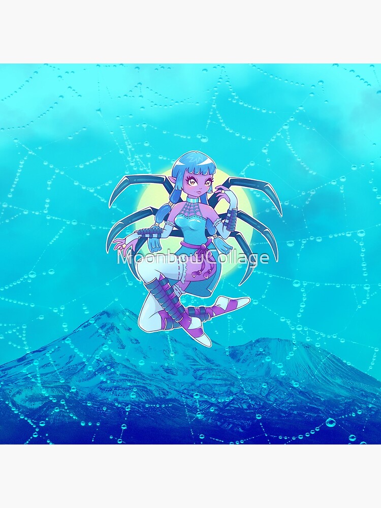 Jorogumo Japanese Yokai Spider Demon by MoonbowCollage
