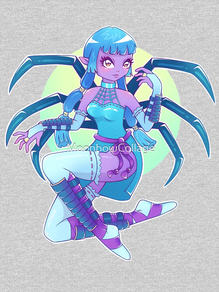 Jorogumo Japanese Yokai Spider Demon by MoonbowCollage