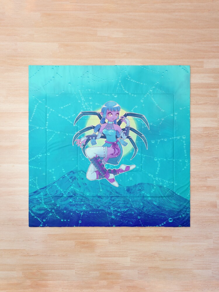 Alternate view of Jorogumo Japanese Yokai Spider Demon Comforter