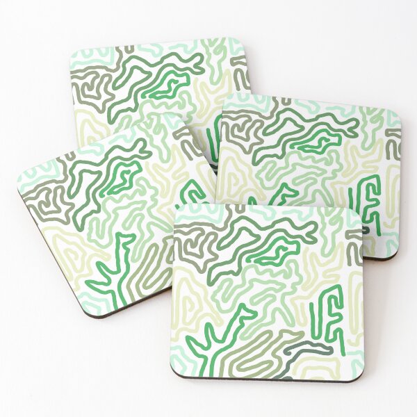 Item preview, green squiggles  designed and sold by feareym.