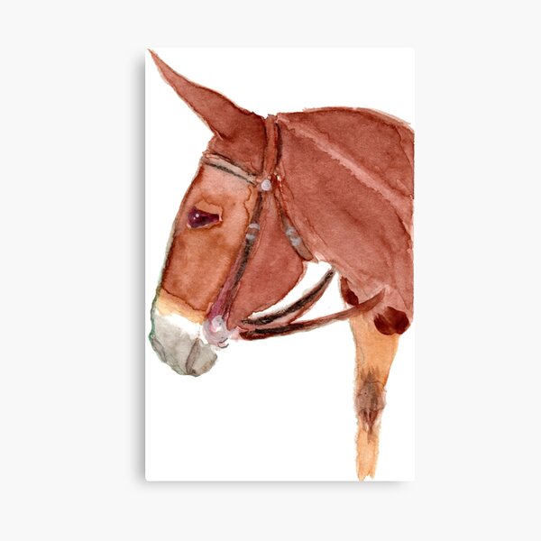 Item preview, Red Long Ear Mule designed and sold by Cindy Smith.