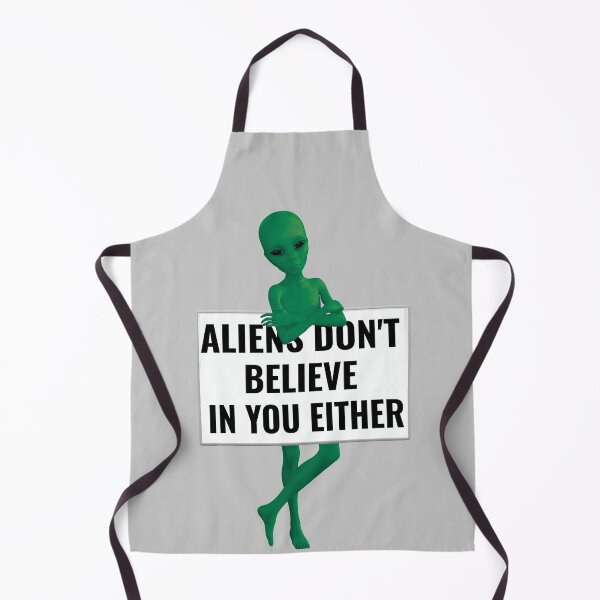 Item preview, Aliens don't believe in you either Funny Aliens designed and sold by Feline Rockstars.