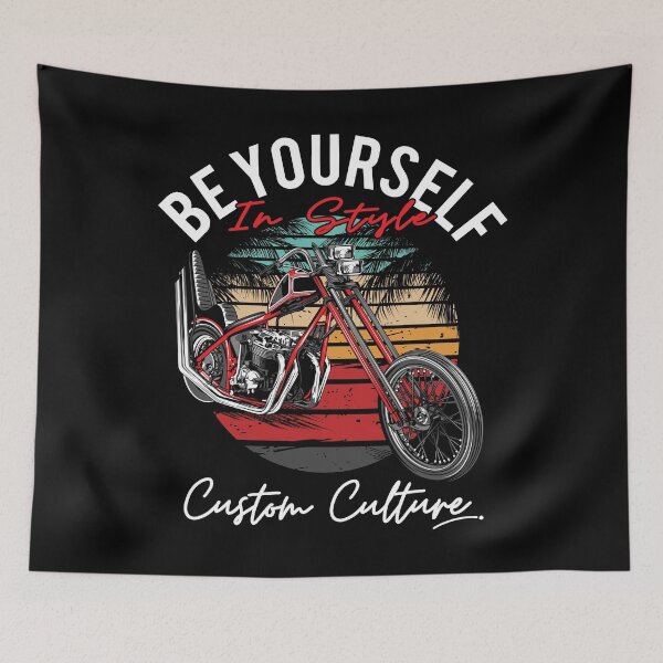 Item preview, Be yourself in style, custom culture, chopper 70s , chopper motorcycle, custom bike, 70s designed and sold by Lekrock.
