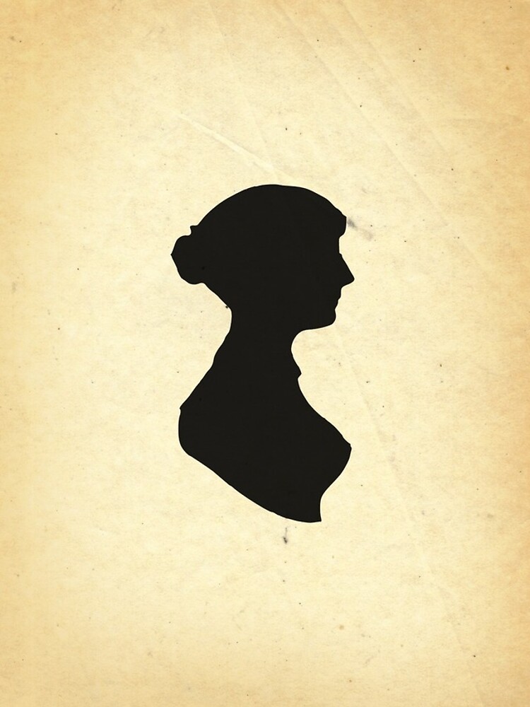 Jane Austen Silhouette (Big) by daltonrowe