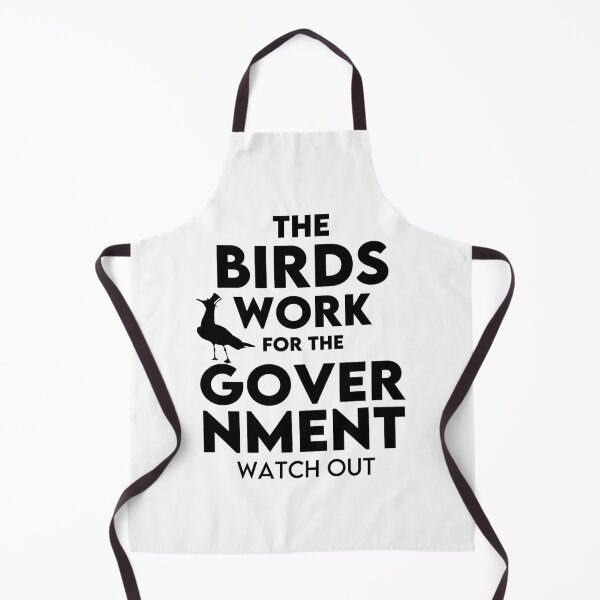 Item preview, The birds work for the government - Conspiracy Theory designed and sold by redblackline.