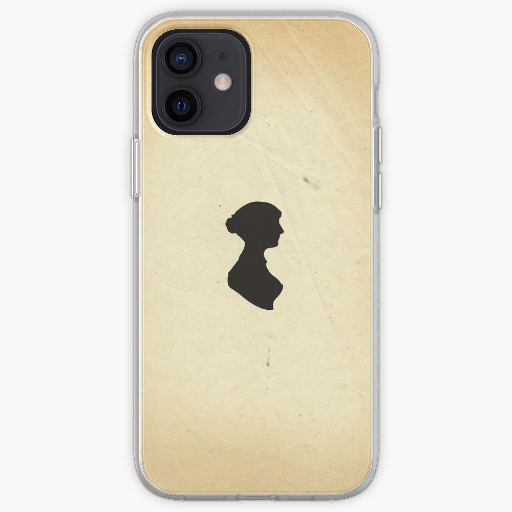Jane Austen Silhouette (Small) iPhone Case & Cover