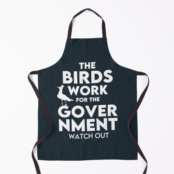 Item preview, The birds work for the government - Conspiracy Theory designed and sold by redblackline.