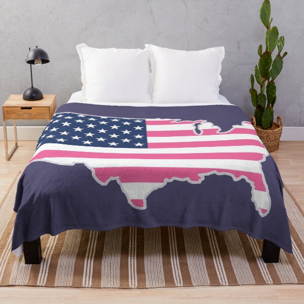 Item preview, Pink American Flag Sticker designed and sold by PabasaraArts.