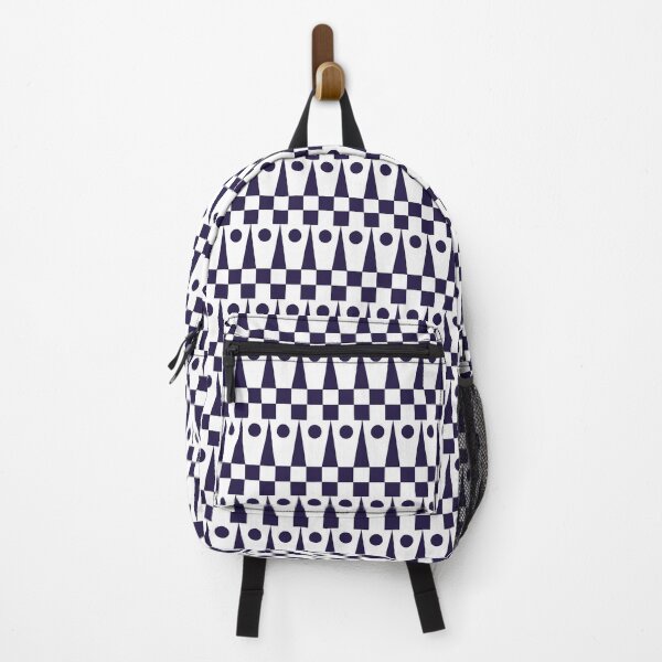 Item preview, Geometric Pattern II Navy Blue and White designed and sold by QuestingPixel.