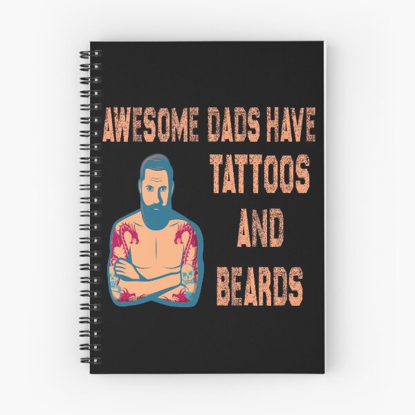 Item preview, Awesome Dads Have Tattoos And Beards designed and sold by Otmaneshop.