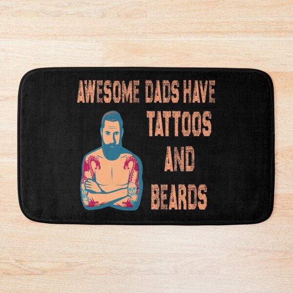 Item preview, Awesome Dads Have Tattoos And Beards designed and sold by Otmaneshop.