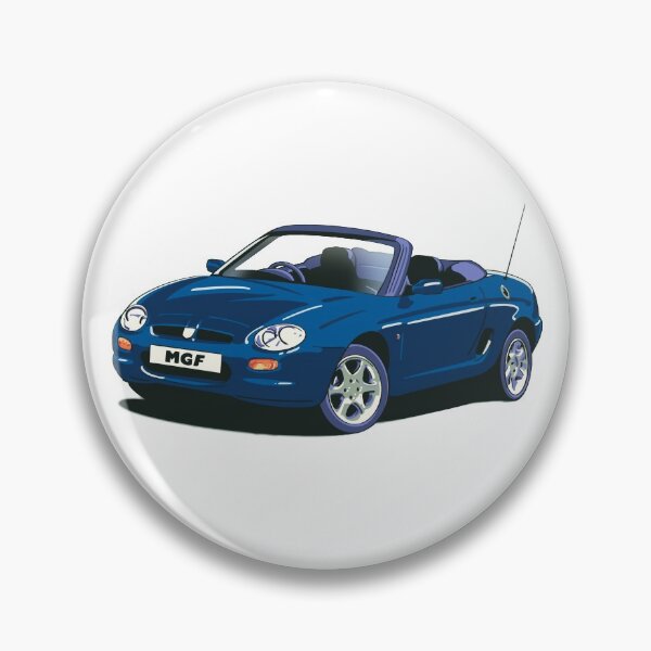 Item preview, MG Rover MGF car in Tahiti Blue designed and sold by Webazoot Industries - Car Art.