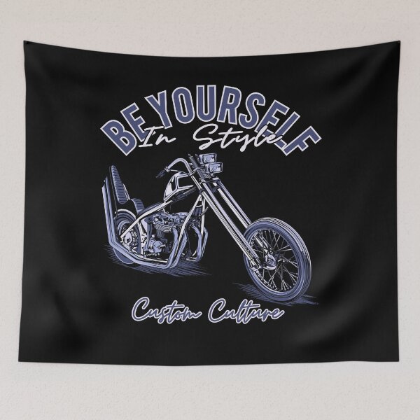 Item preview, Be yourself in style, custom culture, chopper 70s , chopper, motorcycle, custom bike, 70s designed and sold by Lekrock.