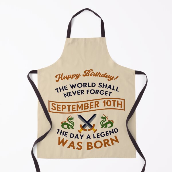 Item preview, September 10th The Day A Legend Was Born Dragons And Swords Design (Dark) designed and sold by Graograman.