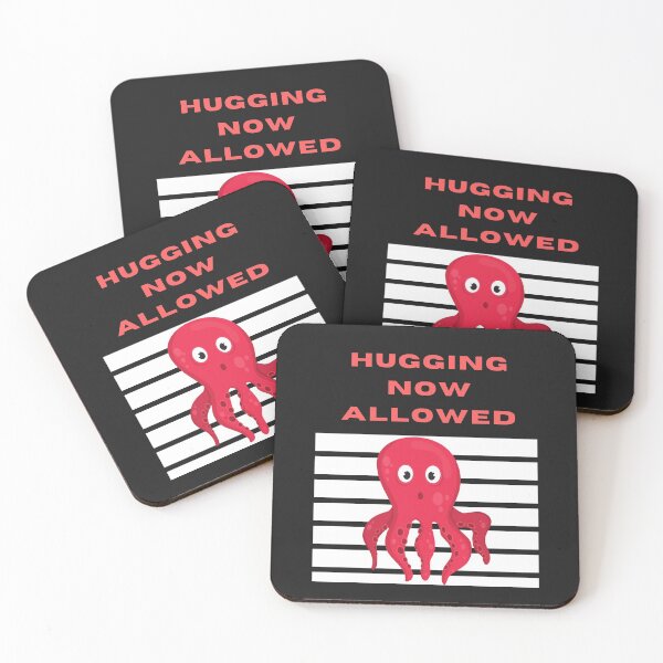 Item preview, Hugging now allowed designed and sold by PinkArtDesigns.