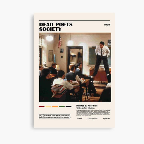 Dead Poets Society Canvas Print