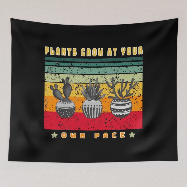 Item preview, Plants Grow At Your Own Pace - Funny Crazy Plant Mom Lady Quotes For Plants Lover Gift Idea designed and sold by hattem.