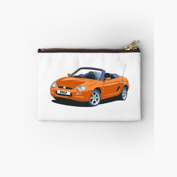 Item preview, MG Rover MGF car in Volcano orange designed and sold by Webazoot Industries - Car Art.