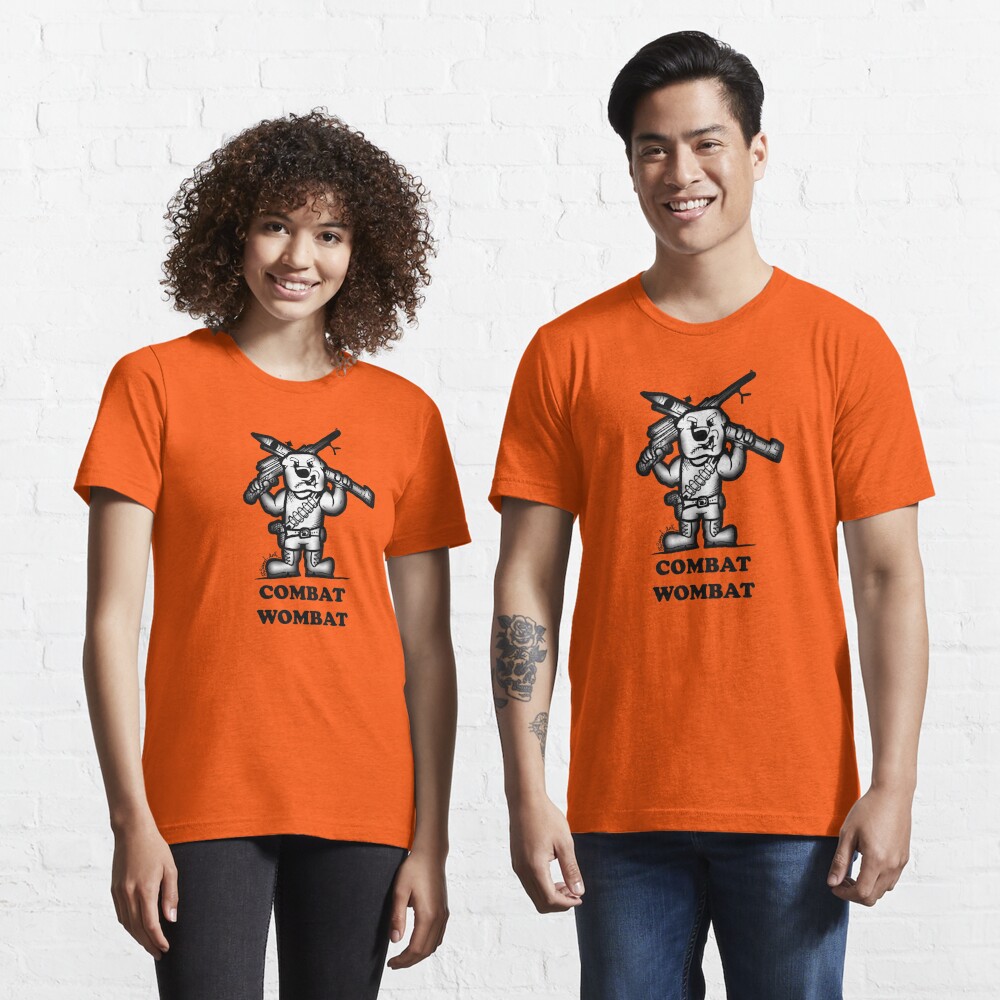 combat wombat t shirt