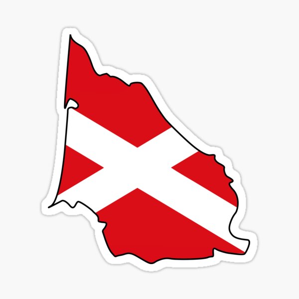 Gascogne carte-drapeau Sticker
