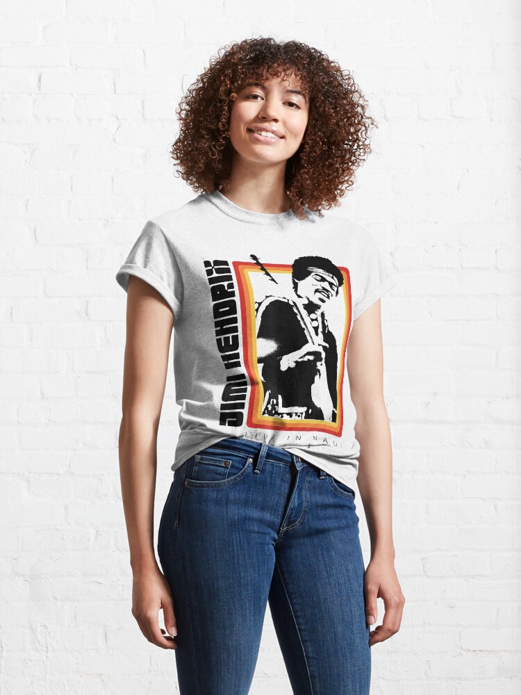 Alternate view of Jimi Hendrix Official Live in Maui Photo Classic T-Shirt