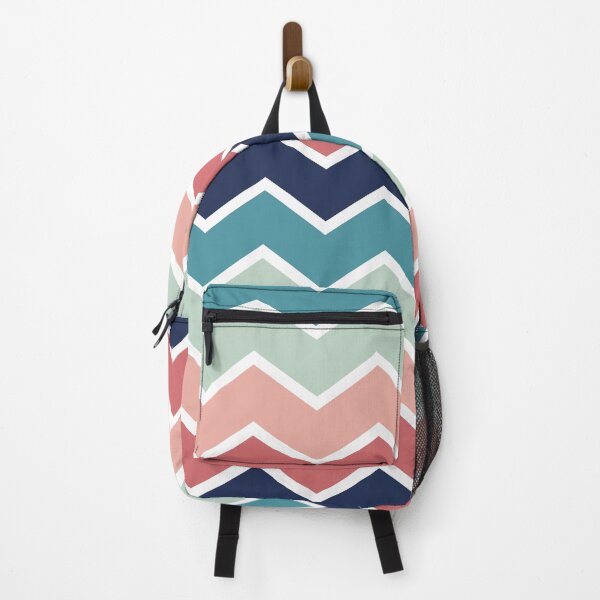 Item preview, Watery Mountain Color Palette Zigzag Pattern Design designed and sold by NamColors.